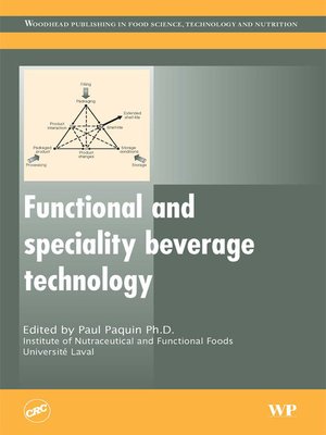 cover image of Functional and Speciality Beverage Technology